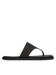 Calvin Klein Japonki Jelly Sandal Thong Mat Tran Tpu HW0HW02964 Czarny. Czarne japonki Calvin Klein, bez wzorów, z syntetyku. Za 289.99 zł.