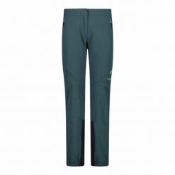 Spodnie softshell damskie CMP Fonda Pant. Zielone spodnie narciarskie CMP, bez wzorów, z elastanu, narciarskie. Za 383.89 zł.