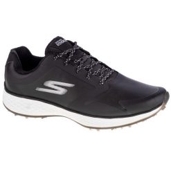 Skechers Go Golf Pro, damskie buty do golfa, Czarne. Czarne swetry Skechers, bez wzorów, ze skóry, sportowe, bez ramiączek. Za 339.99 zł.