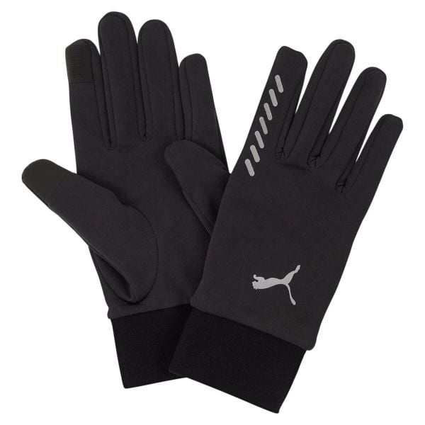 Rękawiczki Zimowe Do Biegania Z Logo. Czarne rękawiczki Puma, bez wzorów, sportowe. Za 129.99 zł.