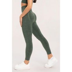 Legginsy fitness damskie Gym Glamour seamless push up. Szare legginsy GYM GLAMOUR, bez wzorów, glamour. Za 169.99 zł.