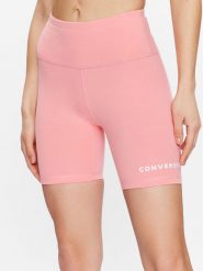 Converse Szorty sportowe Wordmark 10024539-A05 Różowy Slim Fit. Czerwone szorty sportowe Converse, bez wzorów, z bawełny, na fitness i siłownię. Za 139.99 zł.