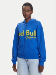 Pepe Jeans Bluza Red Bull Racing Logo RL580011 Niebieski Relaxed Fit. Niebieskie bluzy Pepe Jeans, xs, bez wzorów, z bawełny, bez kaptura. Za 549.99 zł.