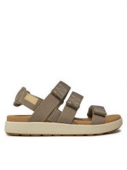 Keen Sandały Elle Strappy 1027210 Brązowy. Brązowe sandały Keen, bez wzorów, z materiału, bez obcasa, na płaskiej podeszwie, bez zapięcia. Za 239.99 zł.