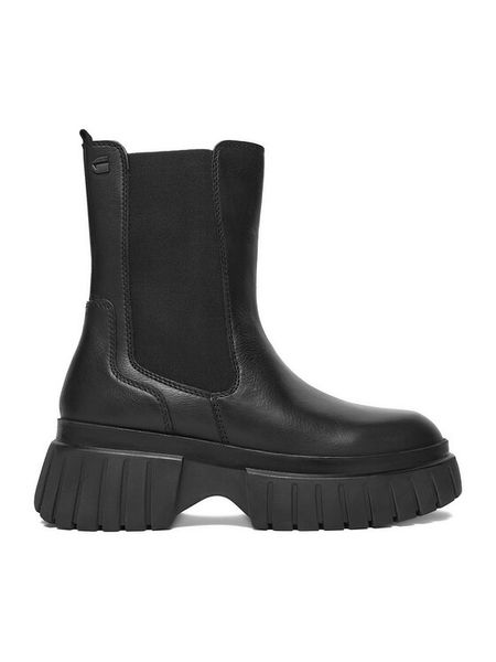 G-Star Raw Botki CEO-WI33-CS555-KIWI-14 Czarny. Czarne botki G-Star Raw, bez wzorów, ze skóry, retro, bez obcasa, na płaskiej podeszwie, bez zapięcia. Za 449.99 zł.