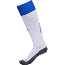 Skarpetki domowe Odense Boldklub 2024/25. Białe skarpetki Hummel, bez wzorów, z materiału. Za 124.00 zł.