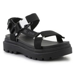 Sandały Palladium Pallacruise Strap Black 97465-001-M czarne. Czarne sandały bez wzorów, z materiału, biznesowe, bez obcasa, bez zapięcia. Za 599.46 zł.