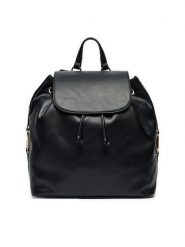 TWINSET Plecak 242TB7236 Czarny. Czarne plecaki Twinset, bez wzorów, ze skóry, bez dodatków. Za 399.99 zł.