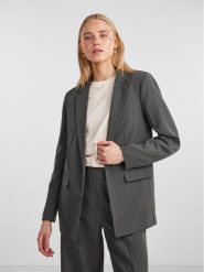 Pieces Marynarka 17130374 Szary Oversize. Szare marynarki i żakiety Pieces, s, bez wzorów, z syntetyku, bez ramiączek. Za 159.99 zł.