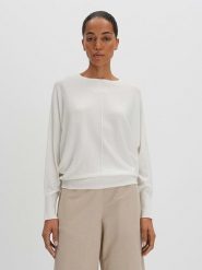 Someday Sweter w kolorze białym rozmiar: 40. Białe swetry someday., bez wzorów, ze splotem, bez ramiączek. Za 204.96 zł.