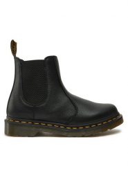 Dr. Martens Sztyblety 2976 Women's Leather Chelsea 30698001 Czarny. Czarne botki Dr Martens, bez wzorów, ze skóry, bez obcasa, na płaskiej podeszwie, bez zapięcia. Za 619.99 zł.
