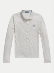 Polo Ralph Lauren Koszula 211941176001 Szary Slim Fit. Szare koszule Polo Ralph Lauren, xs, bez wzorów, z bawełny, bez kołnierzyka, bez ramiączek. Za 419.99 zł.