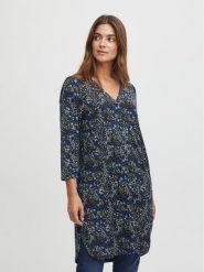 Fransa Sukienka codzienna 20612138 Niebieski Regular Fit. Niebieskie sukienki Fransa, na co dzień, l, bez wzorów, z syntetyku, bez kołnierzyka, bez ramiączek, proste. Za 99.99 zł.