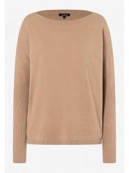 More & More Sweter w kolorze beżowym rozmiar: 42. Brązowe swetry More & More, bez wzorów, bez ramiączek. Za 130.19 zł.