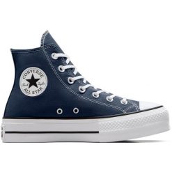 Buty sportowe Converse Chuck Taylor All Star Lift. Niebieskie buty treningowe Converse, bez wzorów, z syntetyku, bez zapięcia. Za 490.00 zł.