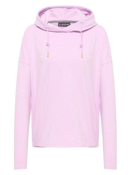 ELBSAND Bluza "Nella" w kolorze jasnoróżowym rozmiar: S. Różowe bluzy ELBSAND, s, bez wzorów, bez ramiączek, z kapturem. Za 144.58 zł.