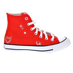 Trampki damskie Converse Chuck Taylor All Star Y2K Heart. Czerwone trampki Converse, bez wzorów, retro, bez zapięcia. Za 229.99 zł.