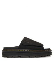 Dr. Martens Klapki Zebzag DM42409001 Czarny. Czarne klapki Dr Martens, bez wzorów, ze skóry, bez obcasa, bez zapięcia. Za 679.99 zł.