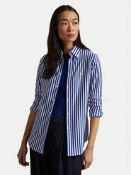 Polo Ralph Lauren Koszula 211910131009 Niebieski Classic Fit. Niebieskie koszule Polo Ralph Lauren, m, bez wzorów, z bawełny, bez kołnierzyka, bez ramiączek. Za 519.99 zł.