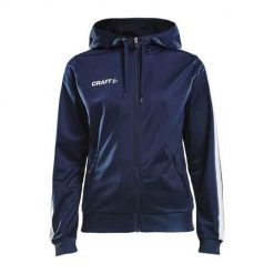 Bluza treningowa damska Craft Fullzip Pro Control. Niebieskie bluzy z kapturem Craft, m, bez wzorów, z kapturem. Za 322.00 zł.