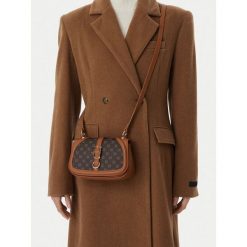Torebka Nine West. Brązowe listonoszki Nine West, bez wzorów, bez dodatków. Za 199.99 zł.