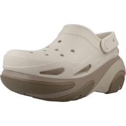 Tenisówki Crocs Model Bubble Crush Clog U Kolor Beżowy. Brązowe trampki Crocs, bez wzorów, z gumy, bez zapięcia. W wyprzedaży za 356.50 zł.