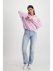 Monari Bluza w kolorze jasnoróżowym rozmiar: 40. Różowe bluzy Monari, bez wzorów, bez ramiączek, z kapturem. Za 145.26 zł.