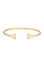 Elli PREMIUM Damska bransoletka Otwarte Serce Symbol Minimal Basic w srebrze próby 925 Sterling Silver Bransoletki 1 ct Damski. Szare bransoletki Elli PREMIUM, srebrne. Za 423.99 zł.