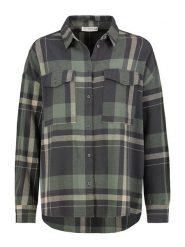 Stitch & Soul Koszula w kolorze zielono-antracytowym rozmiar: XL. Czarne koszule Stitch & Soul, xl, bez wzorów, z bawełny, bez kołnierzyka, bez ramiączek. Za 86.99 zł.