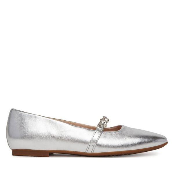 Baleriny Gabor. Szare baleriny Gabor, bez wzorów, bez obcasa, bez zapięcia. Za 319.99 zł.