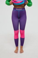 Legginsy termoaktywne damskie Powder Hound. Czerwone legginsy OOSC, bez wzorów, z materiału, eleganckie, długie. Za 269.99 zł.