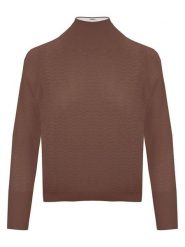 Malo Optimum Sweter w kolorze brązowym rozmiar: L. Brązowe swetry Malo Optimum, l, bez wzorów, z kaszmiru, bez ramiączek. Za 304.99 zł.