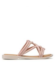 Melissa Klapki Wave Sand + Salinas Ad 33437 Różowy. Czerwone klapki Melissa, bez wzorów, z tworzywa sztucznego, bez obcasa, bez zapięcia. Za 219.99 zł.
