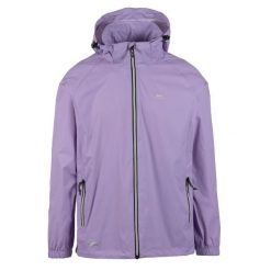 Kurtka Unisex Qikpac X Rozpinana. Czerwone kurtki Trespass, m, bez wzorów, z materiału, z kapturem. Za 163.99 zł.