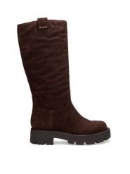 Guess Kozaki FLFL2Y SUE11 Brązowy. Brązowe kozaki Guess, z aplikacjami, ze skóry, bez obcasa, na płaskiej podeszwie, bez zapięcia. Za 824.99 zł.