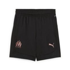 Młodzieżowe szorty treningowe Olympique Marsylia PUMA Black Copper Metallic. Czarna szorty sportowe Puma, bez wzorów, do piłki nożnej. W wyprzedaży za 210.76 zł.