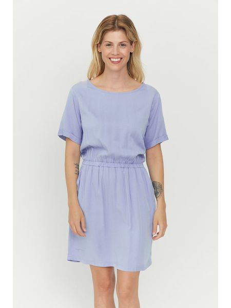 MAZINE Sukienka "Valera" w kolorze fioletowym rozmiar: L. Różowe sukienki MAZINE, na imprezę, l, bez wzorów, z wiskozy, bez kołnierzyka, bez ramiączek, mini. Za 113.90 zł.