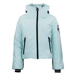 Kurtka damska Peak Mountain Ally. Niebieskie kurtki narciarskie Peak Mountain, na zimę, bez wzorów, bez kaptura, narciarskie. Za 600.60 zł.