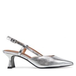 Sandały Tamaris. Szare sandały Tamaris, bez wzorów, bez obcasa, na słupku, bez zapięcia. Za 539.99 zł.
