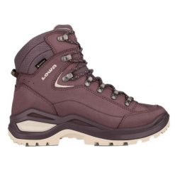 Buty turystyczne damskie wysokie Lowa Renegade Evo GTX Mid. Czerwone buty trekkingowe Lowa, z materiału, za kostkę, bez zapięcia. Za 944.99 zł.