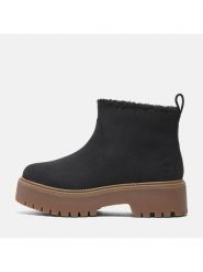 Timberland Skórzane botki "Stone Street" w kolorze czarnym rozmiar: 39,5. Czarne botki Timberland, bez wzorów, z materiału, street, bez obcasa, bez zapięcia. Za 401.25 zł.