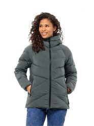 Jack Wolfskin Kurtka puchowa w kolorze zielonym rozmiar: XL. Zielone kurtki Jack Wolfskin, xl, bez wzorów, z puchu, bez kaptura. Za 777.65 zł.