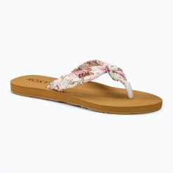 Japonki damskie ROXY Paia V. Brązowe japonki Roxy, bez wzorów, z bawełny. Za 59.99 zł.