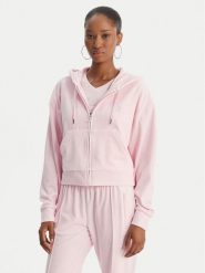 Juicy Couture Bluza Iccle JCWAS126304 Różowy Oversize. Czerwone bluzy Juicy Couture, s, bez wzorów, z syntetyku, bez kaptura. Za 439.99 zł.