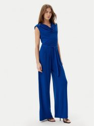 Rinascimento Kombinezon CFC0123484003 Niebieski Regular Fit. Niebieskie sukienki Rinascimento, xl, bez wzorów, z syntetyku, bez kołnierzyka, bez ramiączek. Za 479.99 zł.