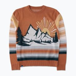 Sweter damski KAVU Hillrose. Brązowe swetry KAVU, bez wzorów, sportowe, bez ramiączek. Za 289.99 zł.