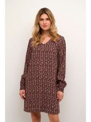 Cream Sukienka "Tiah" w kolorze czerwono-czarnym rozmiar: 36. Czerwone sukienki Cream, na co dzień, s, bez wzorów, z wiskozy, klasyczne, bez kołnierzyka, bez ramiączek, mini, proste. Za 100.04 zł.