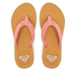 Japonki Roxy. Pomarańczowe japonki Roxy, bez wzorów. Za 119.99 zł.