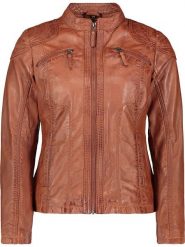 7eleven Skórzana kurtka "Zebo" w kolorze jasnobrązowym rozmiar: 46. Brązowe kurtki 7eleven, bez wzorów, ze skóry, bez kaptura. Za 462.29 zł.