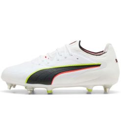 Buty Piłkarskie Puma King 20 Ultimate Mxsg Dorośli. Białe buty treningowe Puma, bez wzorów, z dzianiny, bez zapięcia, na fitness i siłownię. Za 945.80 zł.